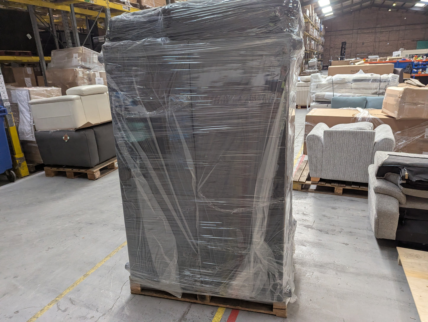 SWO-AP-35261 Swoon Sofa Grade-BER-DOA Althaea Five-Seater MTO Corner in Granite Easy Velvet RRP £2699