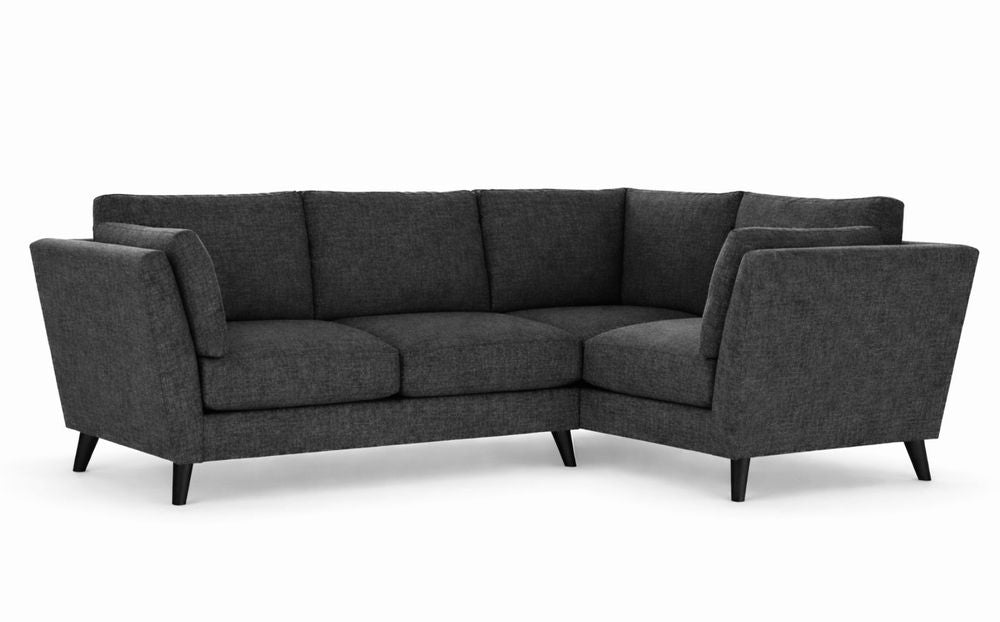 MAS-APM-08989 Grade-BER Marks & Spencer Marks & Spencer Conway Right Hand Corner Sofa in Aquaclean Charcoal Classic Weave RRP £1399