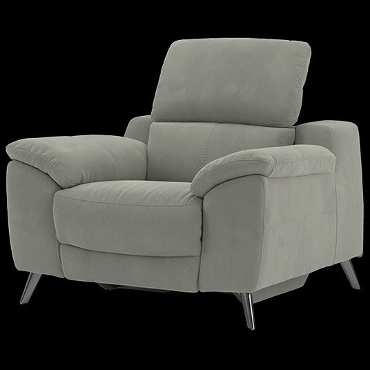 SOF-CHA-00602 Grade-C1 Sofology Collins Chair Lifestyle Textured Fabric Charcoal Armchair Nfo,Light Wood RRP £759