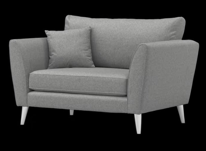SOF-CHA-00632 Grade-C1 Sofology Keswick Bentley Graphite Armchair Nfo,Ft Brush Gd RRP £639