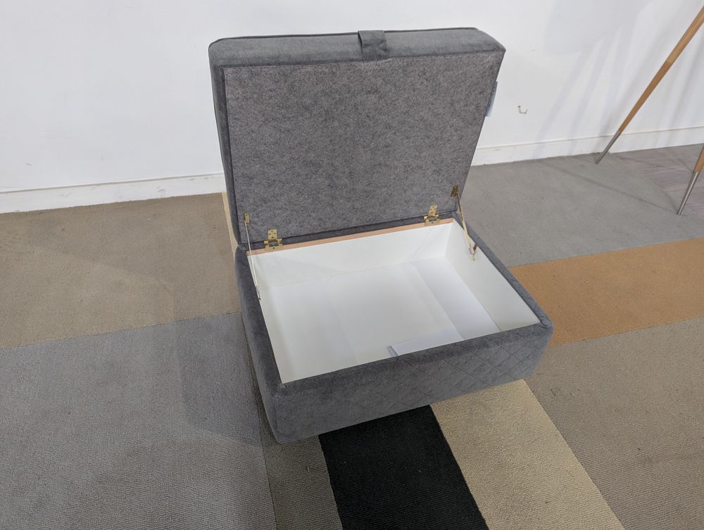 DFS-UPH-04411 Grade-C0 DFS Orka BNDL Large Stool in Graphite RRP £179