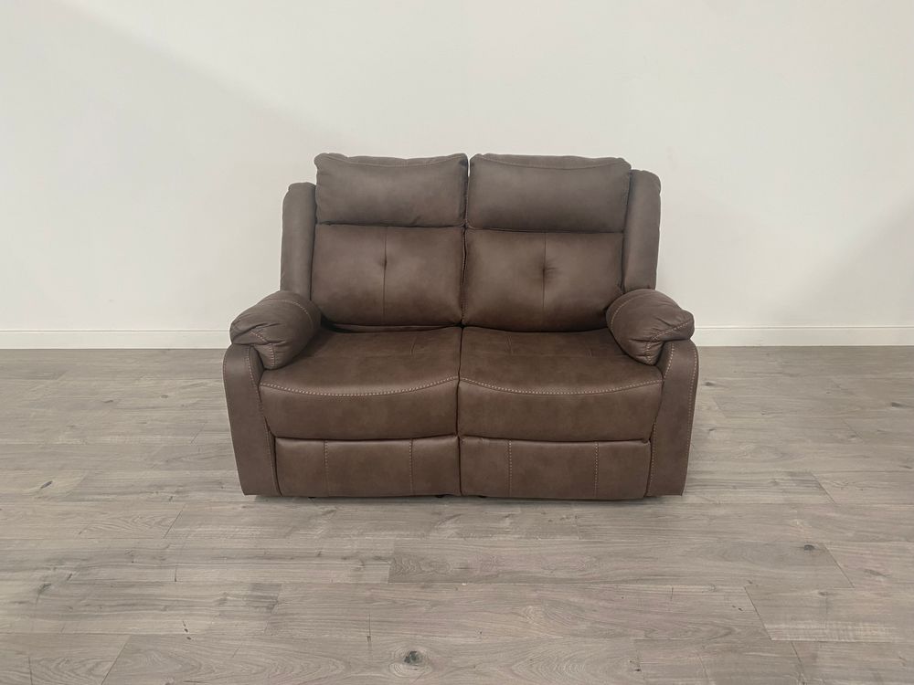 SOS-APM-00059 Grade-C0 SofaSource Casey 2 Seater Chestnut Manual RRP £585