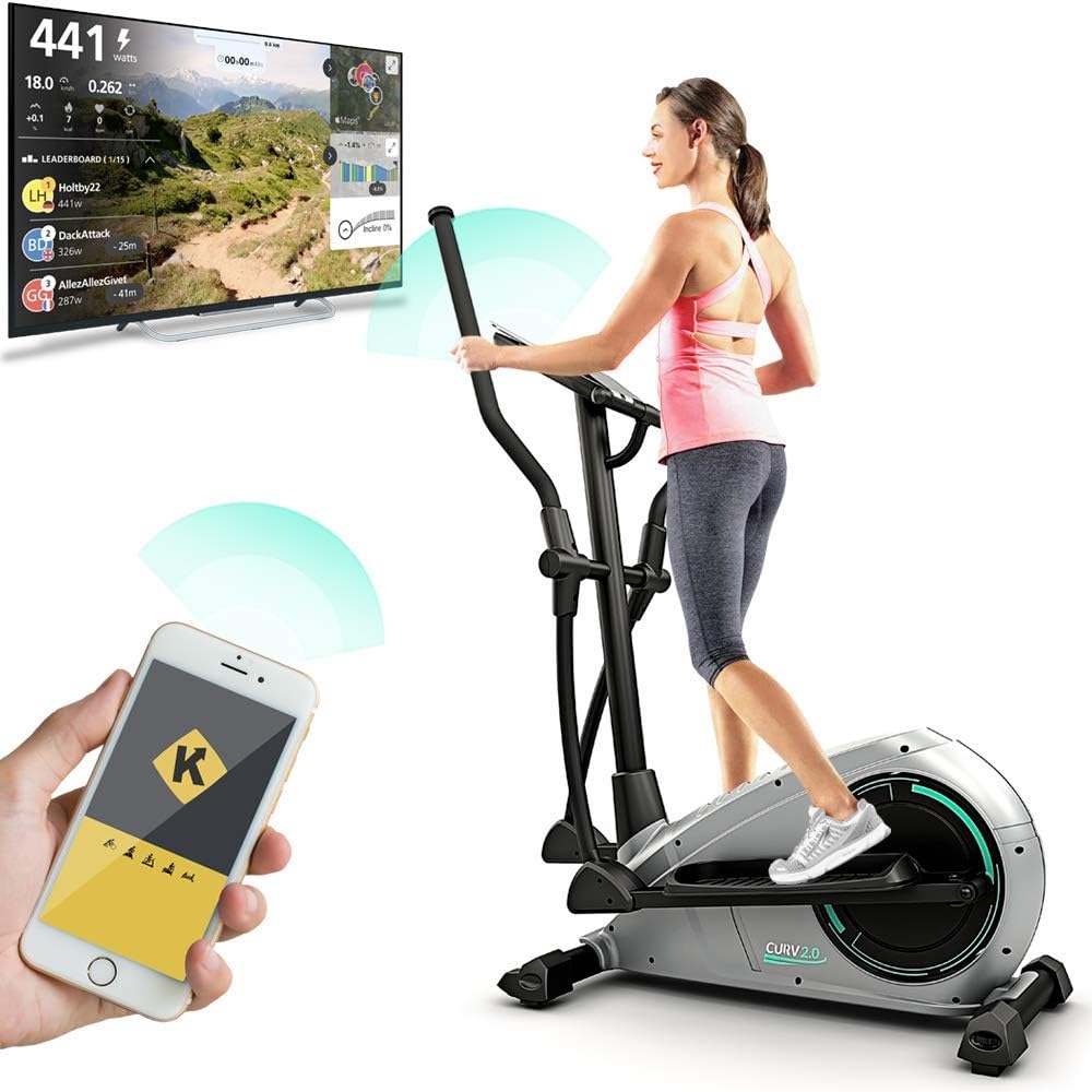 BLU-APG-04941 Grade-B Fitness Curv 2.0 Elliptical Trainer RRP £599