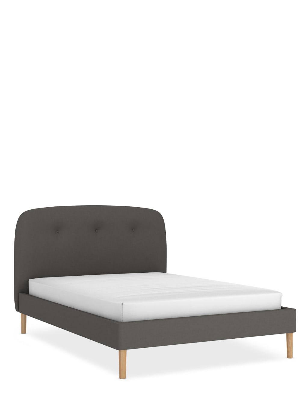 CCY-STO-00450 Grade-C0 Marks & Spencer Mila Bed 5Ft Mid Grey King Size RRP £449