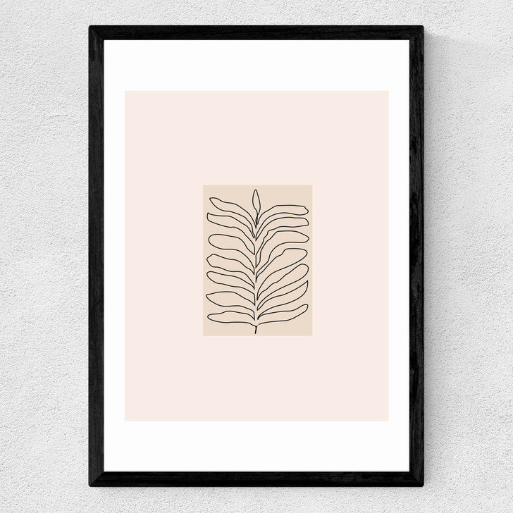EAS-CCG-00025 Grade-C0 East End Prints Organics by Flower Love Child 25x30 Black Framed Art Print RRP £50.00