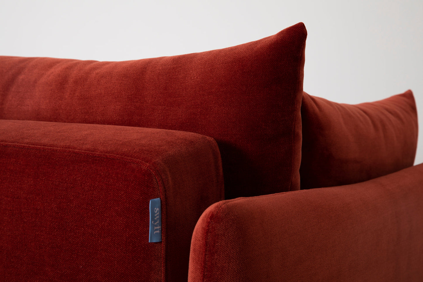 CCY-STO-00464 Grade-DOA Swyft Model 10 - 3 Seater - Chenille Harissa - Box 2 (back, arms, back cushions, side cushions and legs) RRP £699
