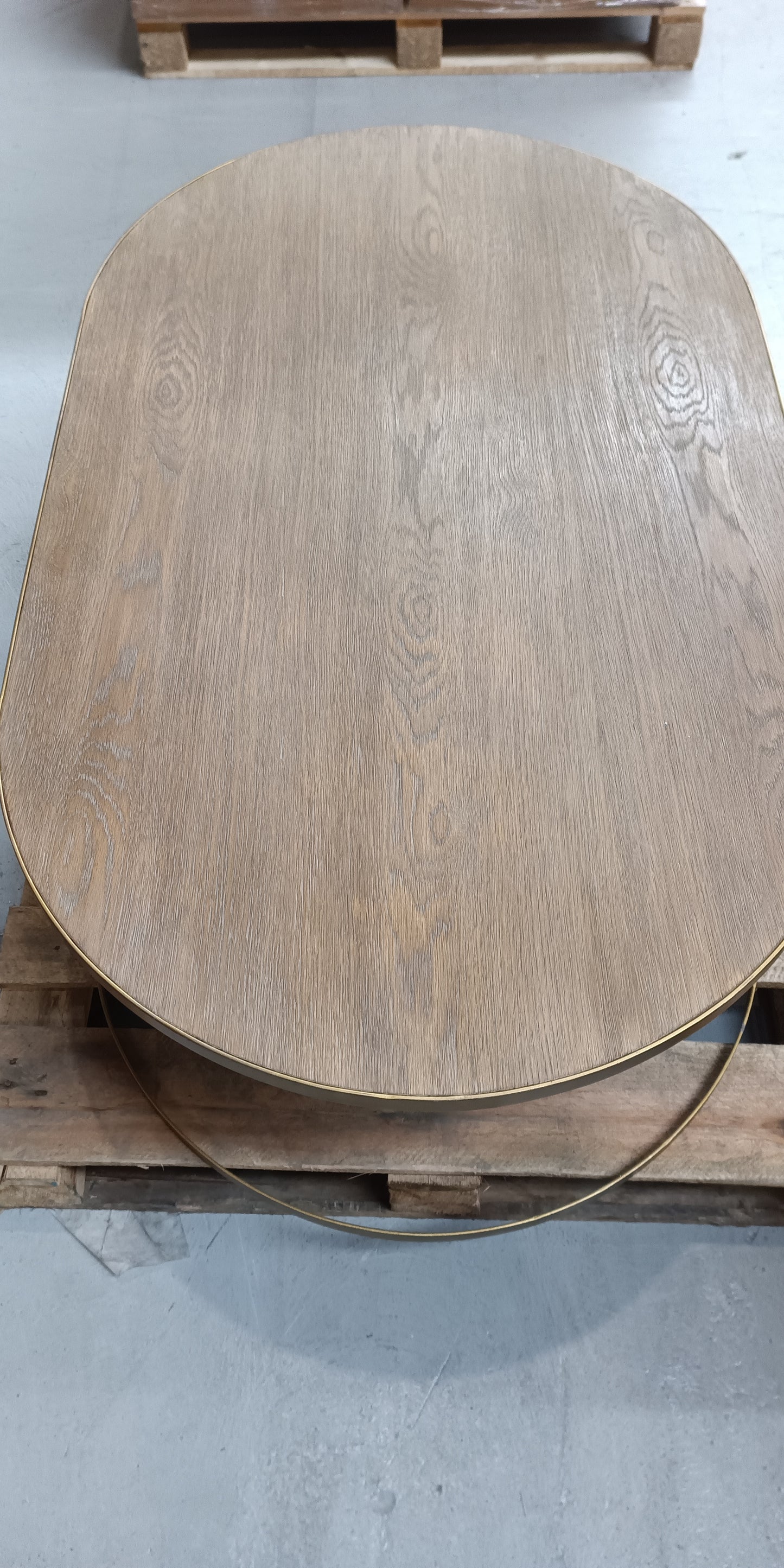 OKA-GOL-02275 Grade-BER-DOA Oka Set of Two Lutwidge Nested Coffee Tables RRP £1295.00