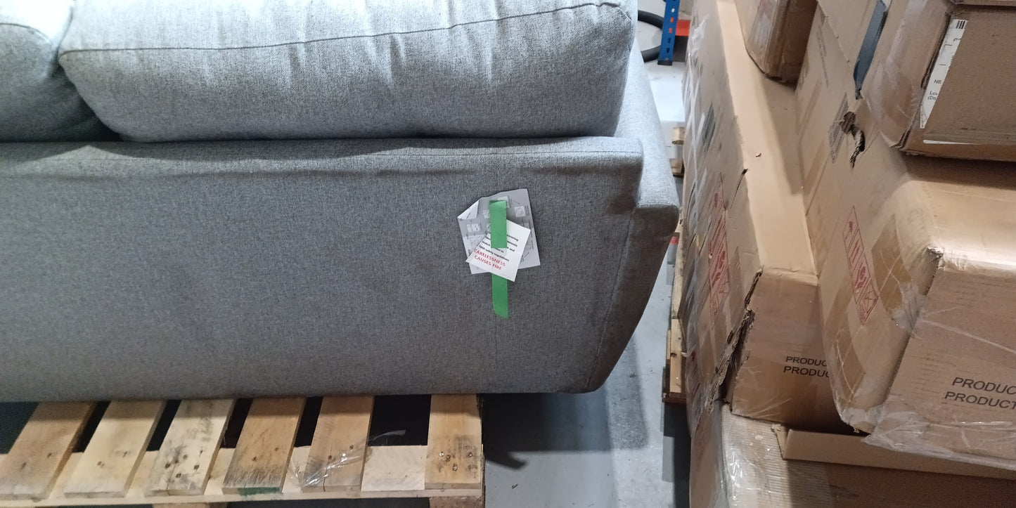 MAS-APM-09033 Grade-BER Marks & Spencer Wyatt Large 2 Seater Sofa in Steel Soft Herringbone RRP £799