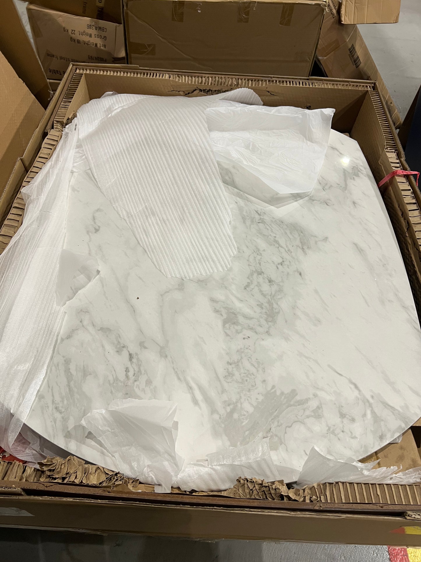 Lot of 2 x DFS dining tables grade-BER Spares or repair RRP £1998.00