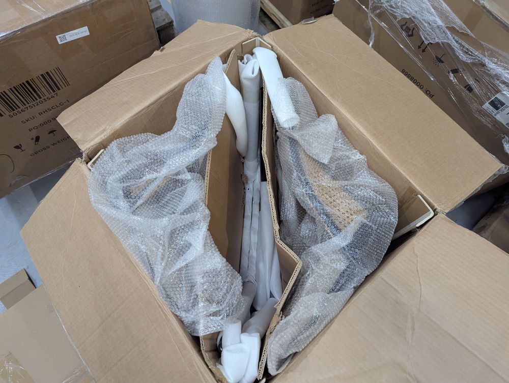 DUS-APM-39763 Grade-BER Dusk Phoebe Set Of 2 Dining Chairs - Sand/Black RRP £199