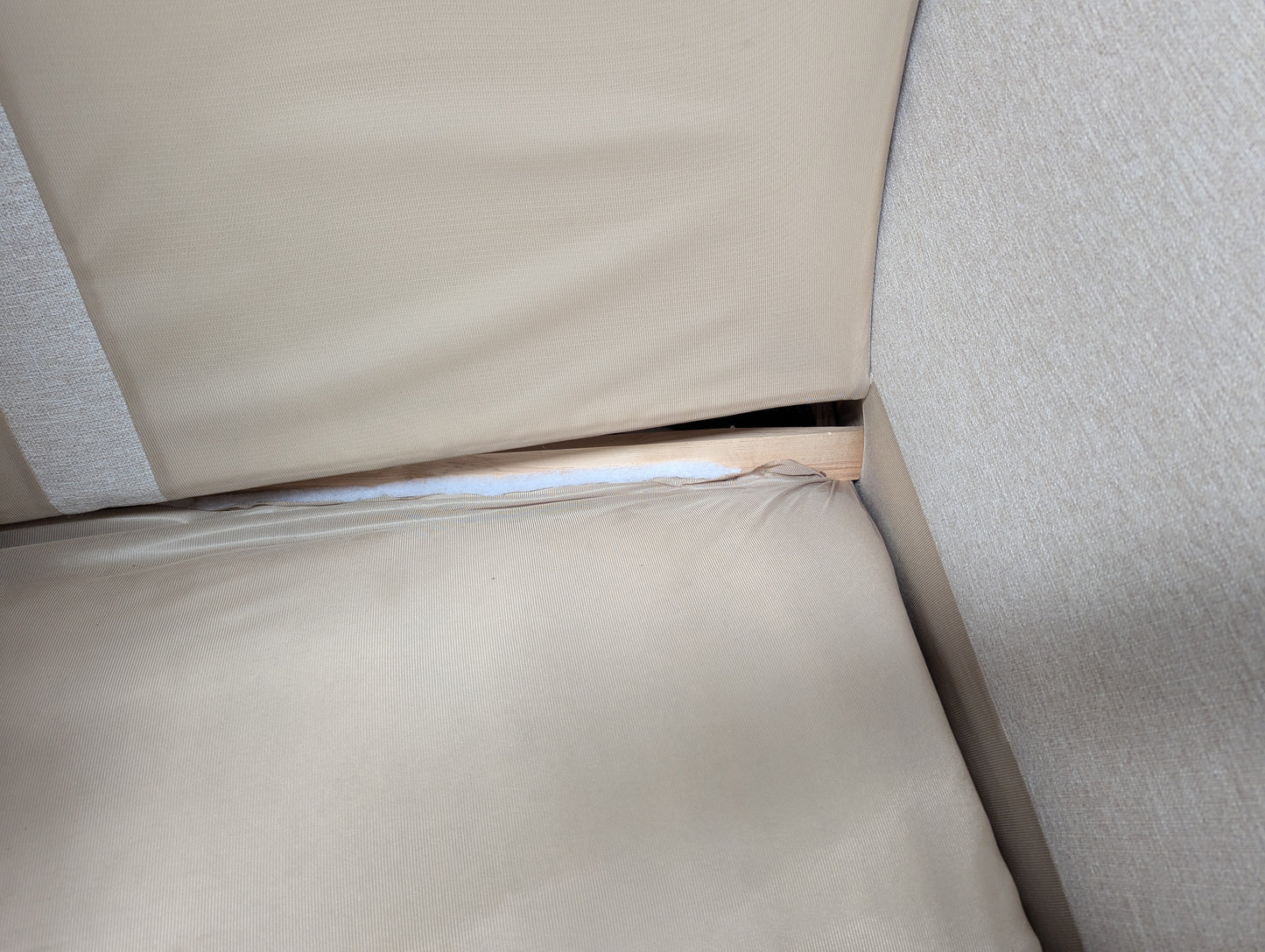 MAS-APM-06346 Grade-BER-DOA Marks & Spencer Miles Small Corner Sofa (Left Hand) in Natural House Weave RRP £1499