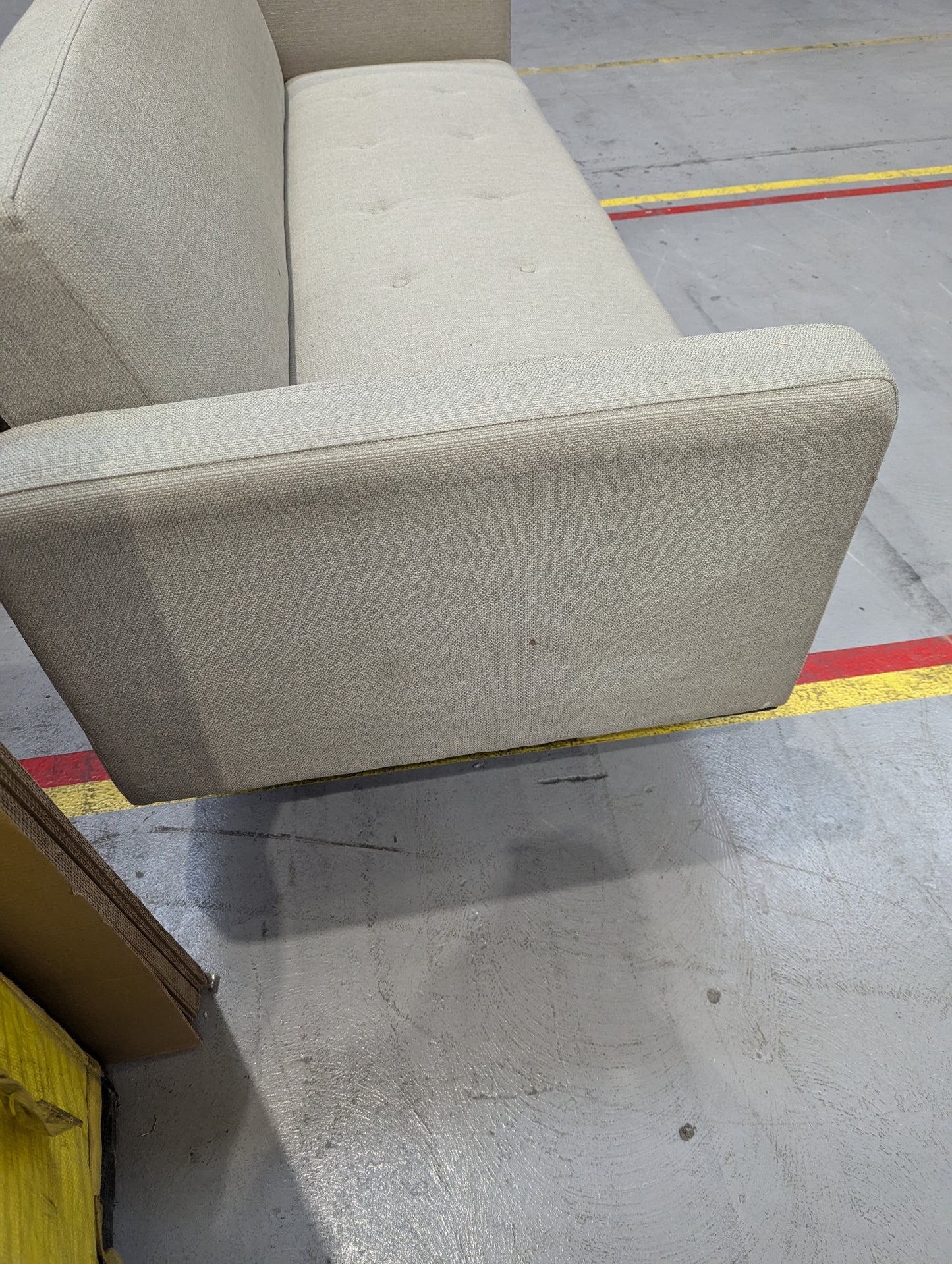DUS-APM-46914 Grade-BER-DOA Dusk Hudson Click Clack Sofa Bed - Stone Grey RRP £499