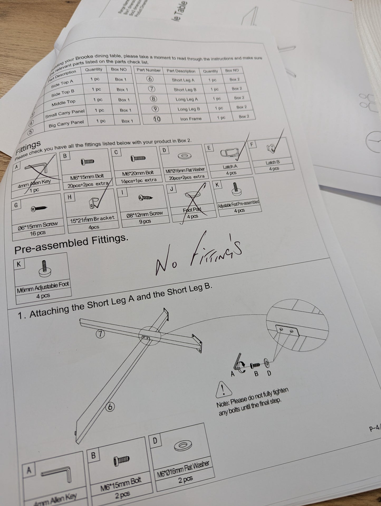 Lot of 5 x Dusk Items of Furniture for Spares or Repair (ref DUS-APM-A-11870) Total RRP £1645