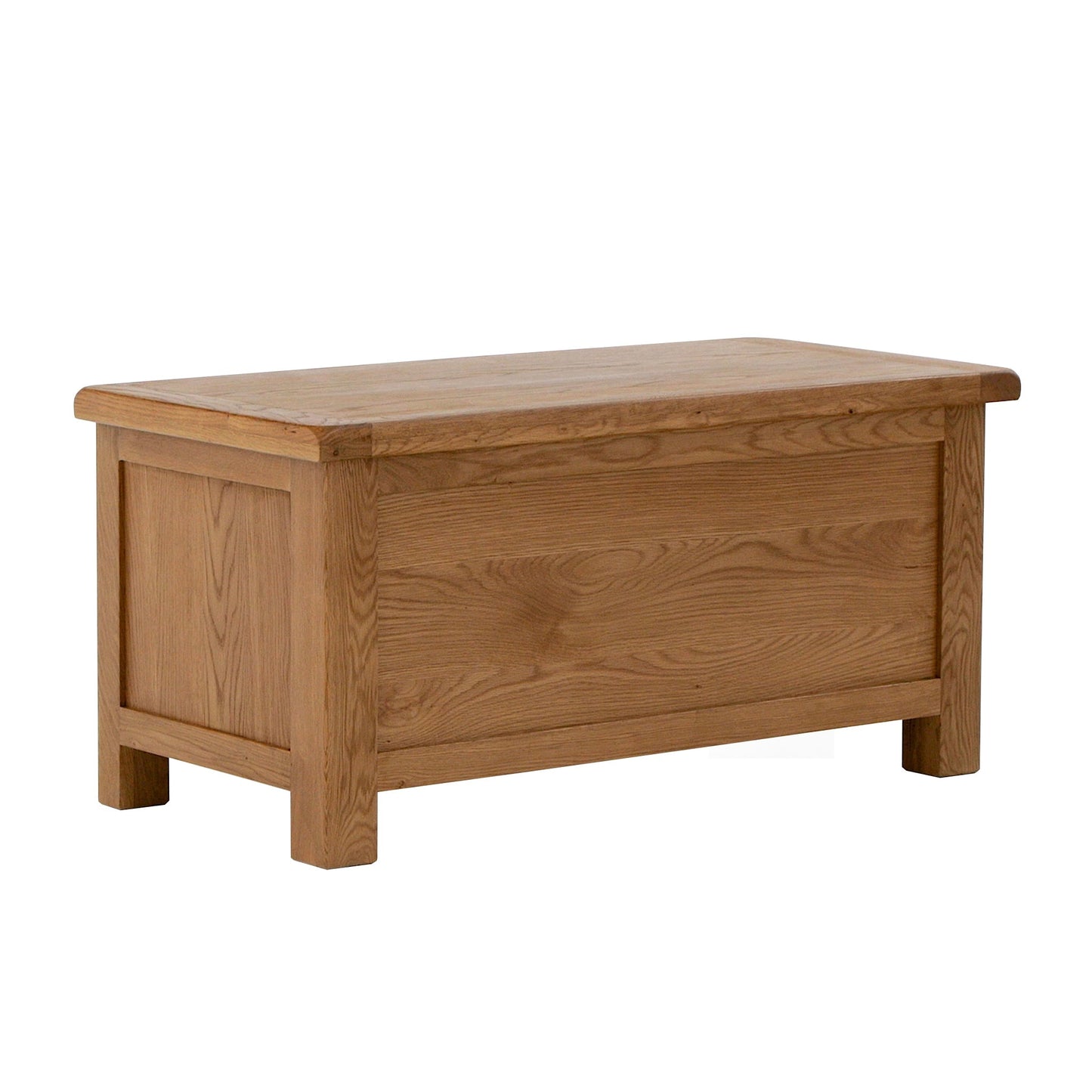 ROS-OUT-00341 Grade-C1 Roseland Furniture Zelah Oak Blanket Box RRP £274.95