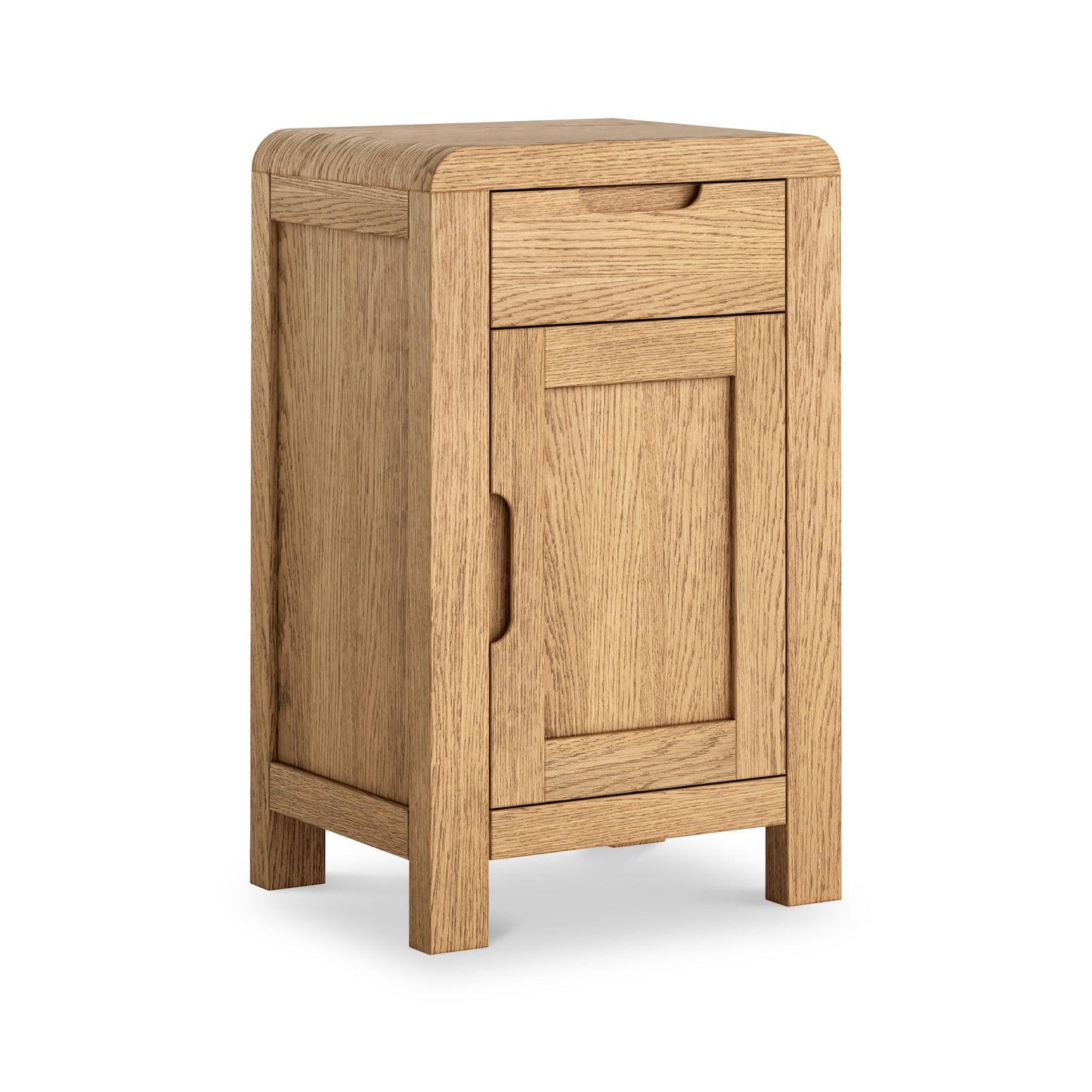 ROS-OUT-00267 Grade-C1 Roseland Furniture Penryn Oak Small Cupboard RRP £124.95