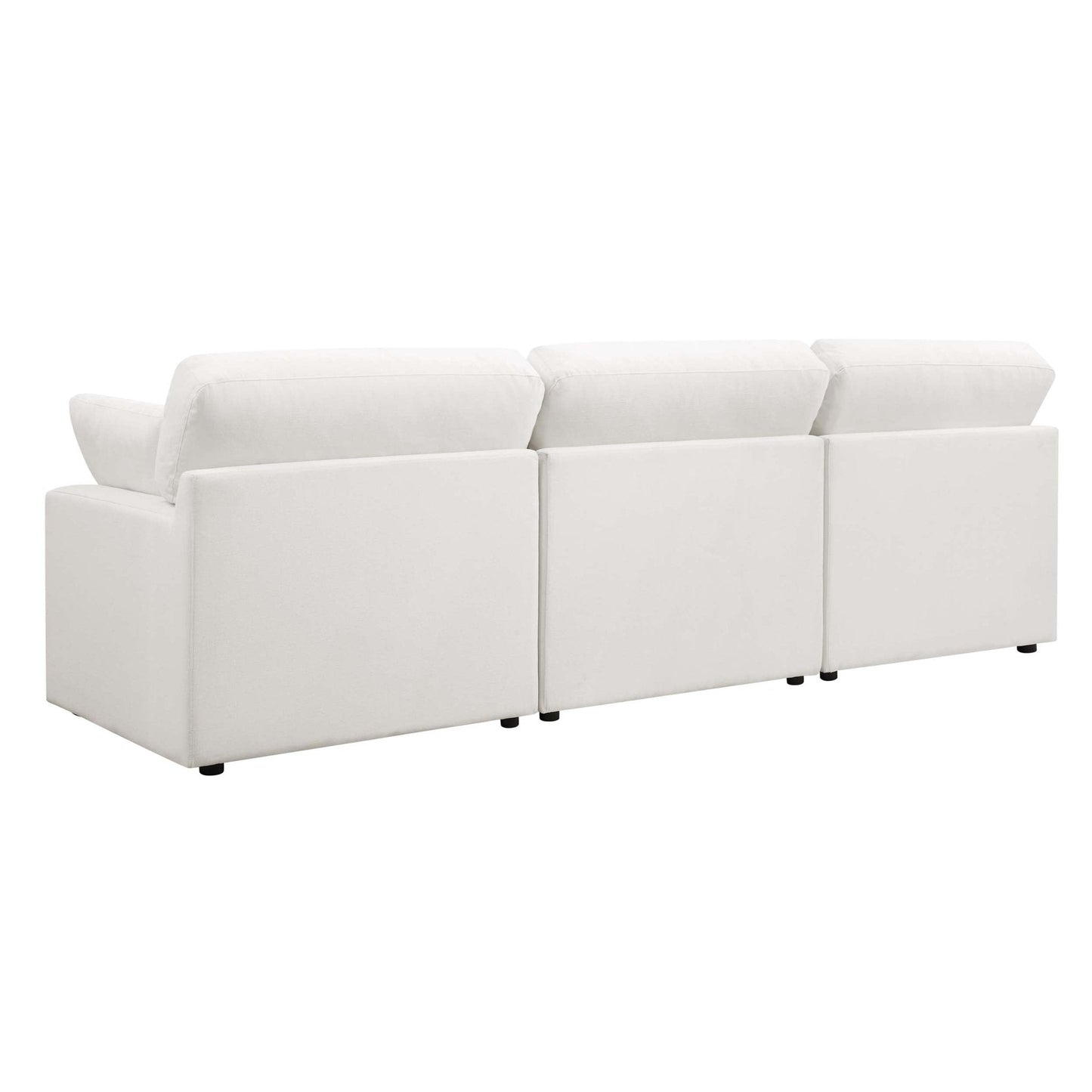 DUS-CC2-02429 Grade-C2 Dusk Cairo Feather 3 Seater Sofa - Vanilla RRP £989.00