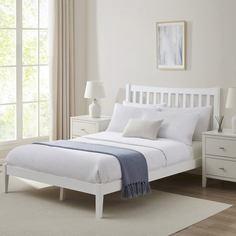 DUS-APM-39744 Grade-B Dusk Dartmouth Bed Frame - White RRP £349