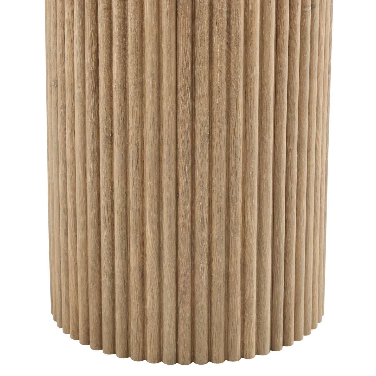 DUS-CC2-05006 Grade-BER Dusk Hattie Round Pedestal Nesting Tables - Light Wood RRP £179.00