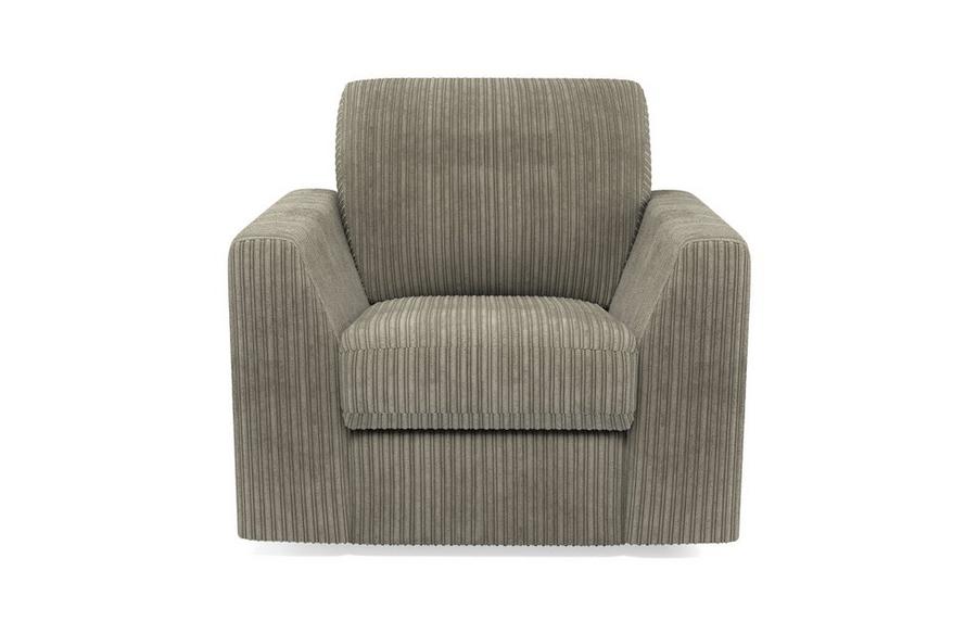 DFS-UPH-03618 Grade-C1 DFS Heydon Armchair Marley Steel RRP £449