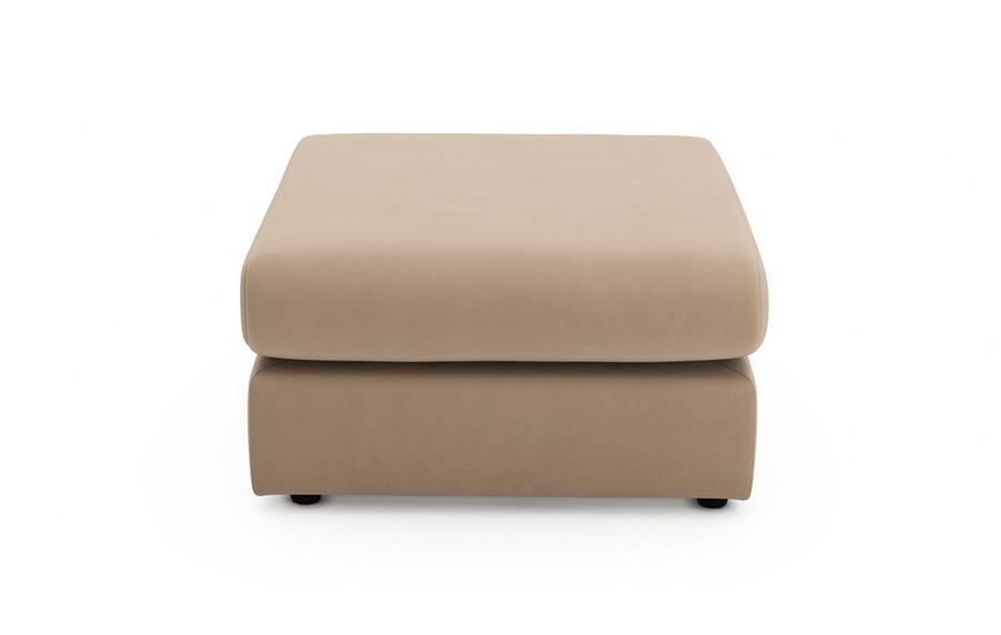 DFS-UPH-05728 Grade-C1 DFS Lovise Push Up Footstool in Mink RRP £299