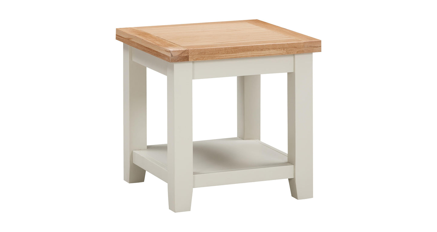 DFS-HO2-05064 Grade-B DFS Maud Lamp Table White Painted Oak RRP £169