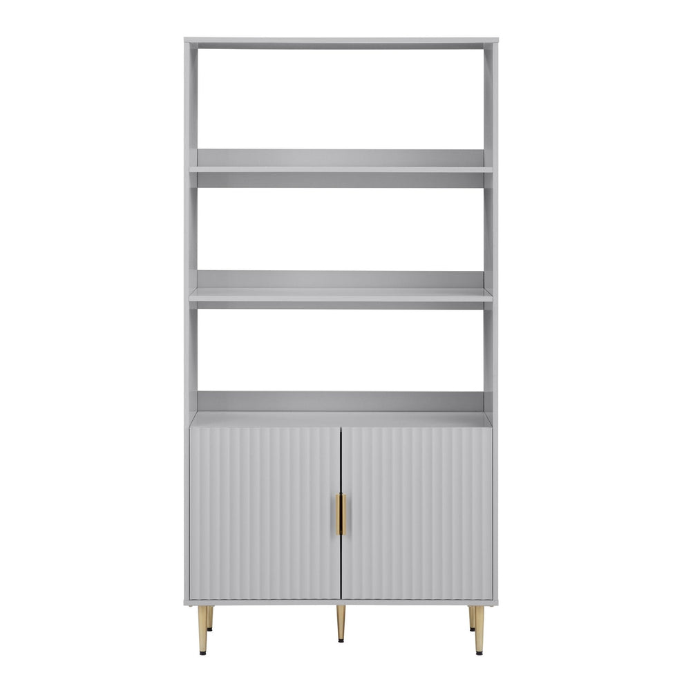 DUS-GOL-01052 Grade-B Dusk Evie Shelving Unit - Grey RRP £229 RRP £229