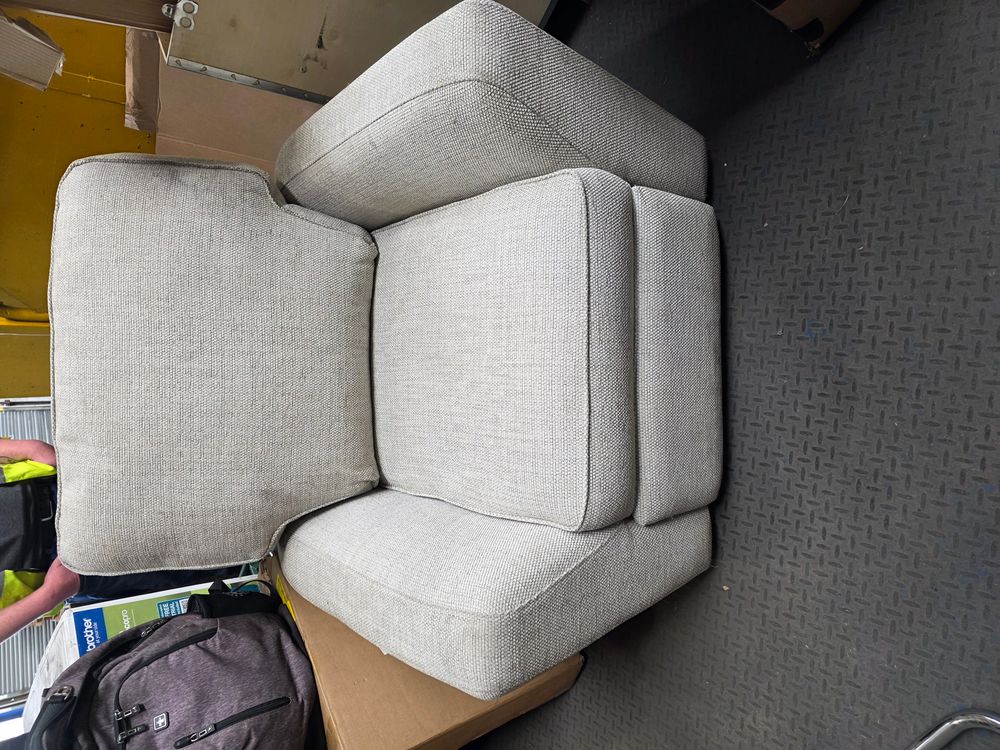 DFS-HO2-03134 Grade-BER-DOA DFS Sophia Electric Recliner Armchair in Pearl RRP £769