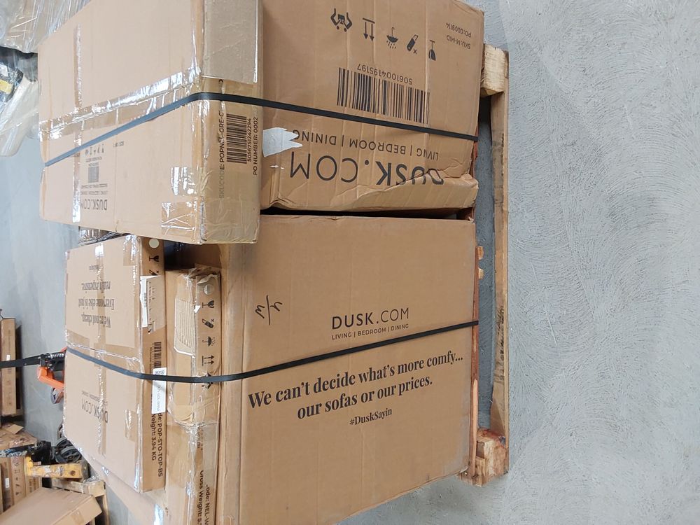 Lot of 4 x Dusk Upholstery for Spares or Repair (ref DUS-GOL-A-13684) Total RRP £1171