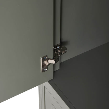 DUS-QCF-02179 Grade-BER Dusk Sienna 3 Door Wardrobe with Drawers - Vetiver RRP £319.00