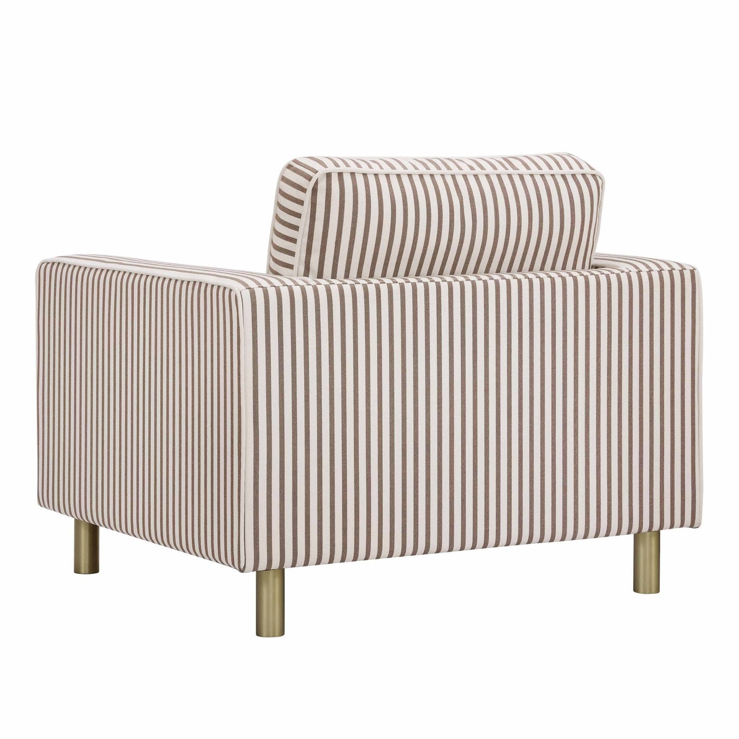 DUS-CC2-04661 Grade-B Dusk Soho Armchair - Chocolate Stripe RRP £279.00