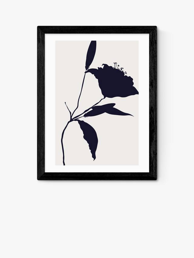 EAS-CCG-00043 Grade-C0 East End Prints Nero I by Kubistika 60x80 Black Framed Art Print RRP £160.00