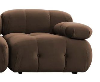 DUS-GOL-04755 Grade-B Dusk Bondi Right Hand Modular Seat in Cappuccino RRP £299