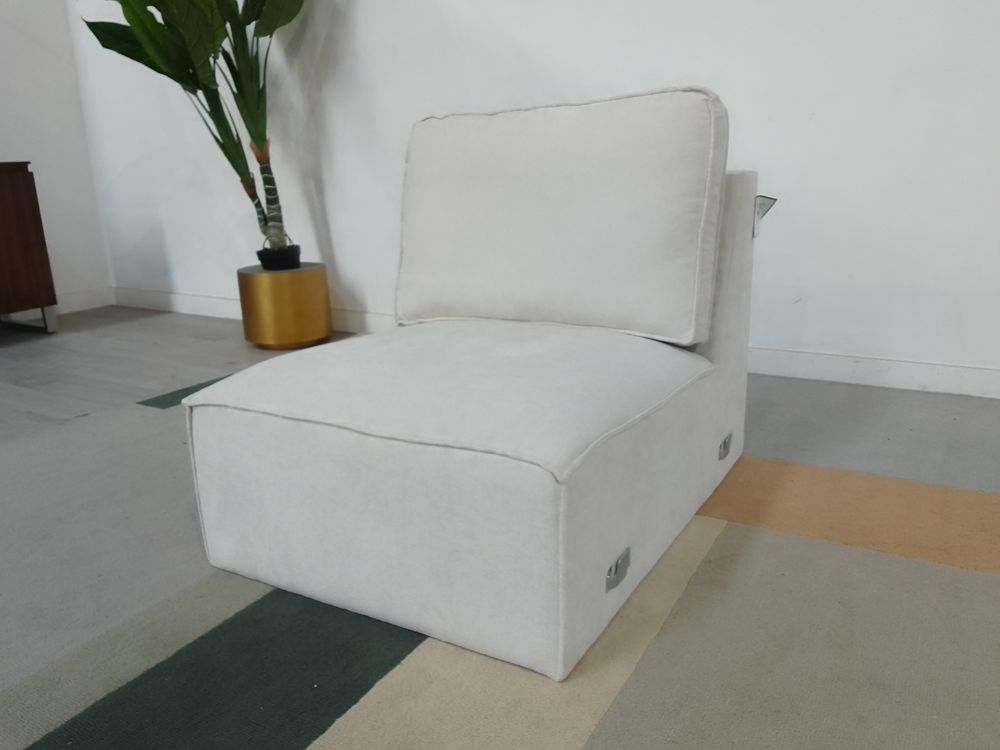 CCG-STO-00473 Grade-B Dusk Modular Sofa Middle Piece - Ivory RRP £150.00