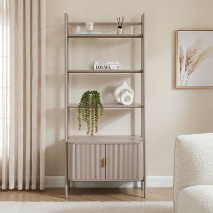 DUS-CC2-04781 Grade-B Dusk Hattie Shelving Unit - Taupe RRP £249.00