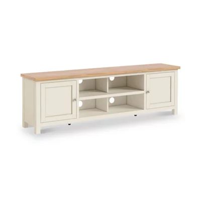 ROS-OUT-00662 Grade-C1 Roseland Furniture Farro Cream XL 190cm TV Unit RRP £249.95