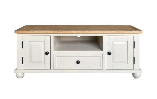DFS-HO2-05770 Grade-C0 DFS DFS Harrington TV Unit in Oak and White RRP £229 RRP £229