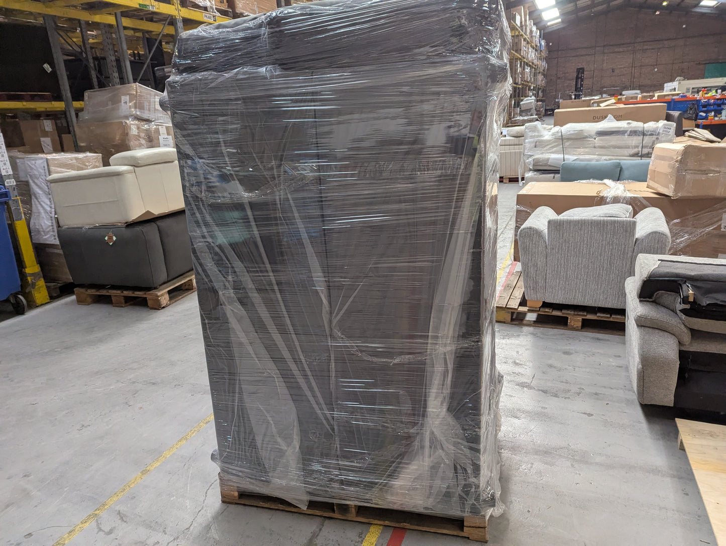 SWO-AP-35261 Swoon Sofa Grade-BER-DOA Althaea Five-Seater MTO Corner in Granite Easy Velvet RRP £2699