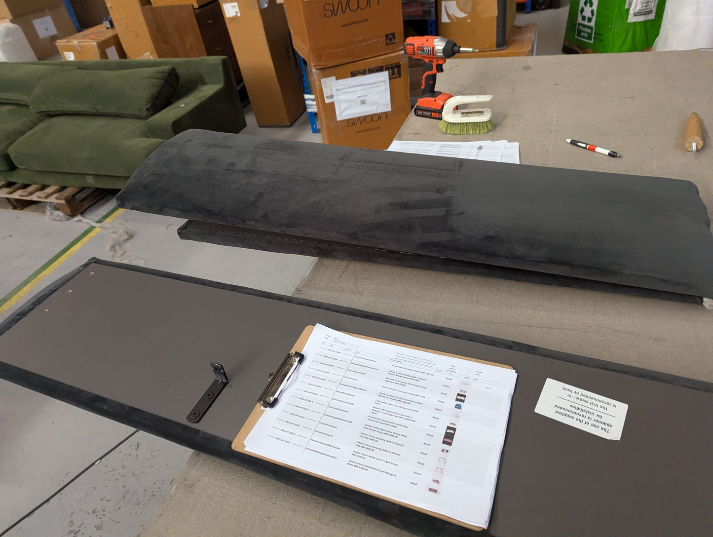 Lot of 3 x Swoon items grade-DOA Spares or repair RRP £4088.00