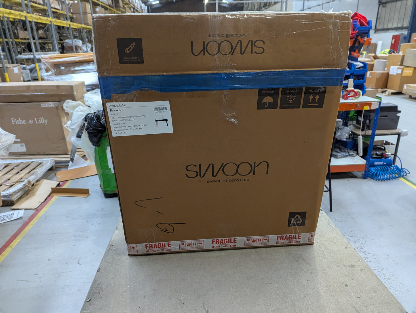 Lot of 7 x Swoon furniture items grade-BER Spares or repair RRP £4043.00