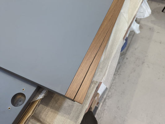 HEA-APM-07794 Grade-BER Heals Lars Triple Wardrobe Grey/ Walnut RRP £2699