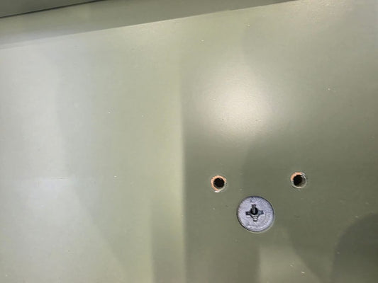 HEA-APM-08058 Grade-BER Heals Lars 2 Door Wardrobe Olive Green & Oak RRP £1699