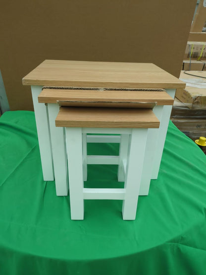 ROS-OUT-00363 Grade-C0 Roseland Furniture Farrow Nest of Tables RRP £114.95