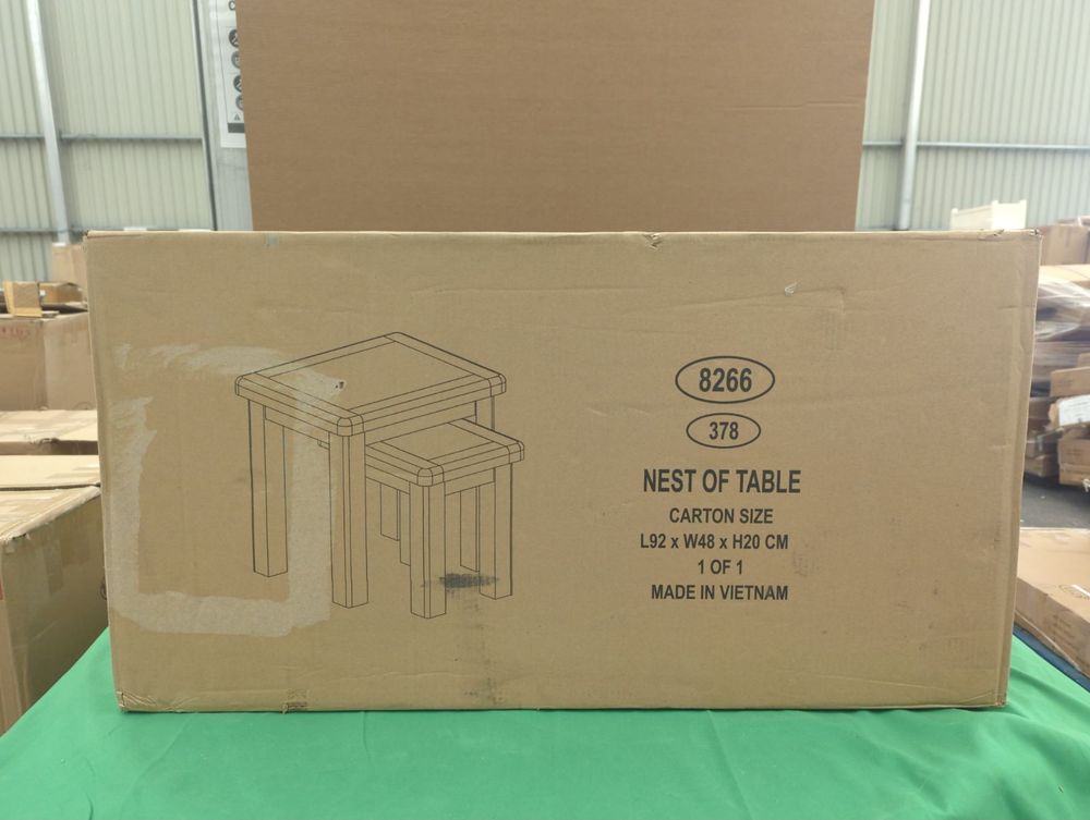ROS-OUT-00344 Grade-C1 Roseland Furniture Penzance Nest of Table RRP £169.95