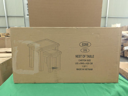 ROS-OUT-00344 Grade-C1 Roseland Furniture Penzance Nest of Table RRP £169.95