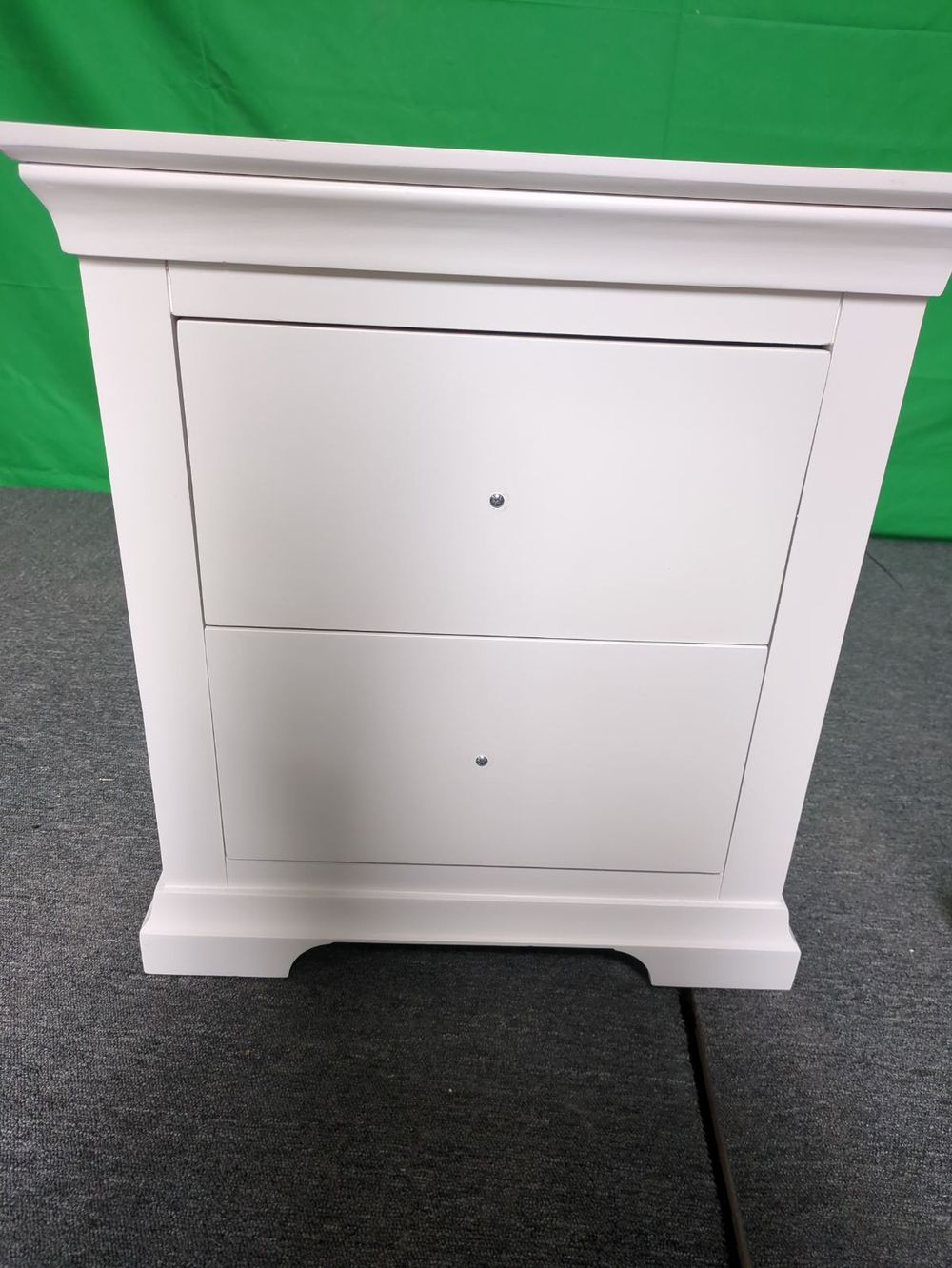 ROS-OUT-00649 Grade-C1 Roseland Furniture Colette 2 Drawer Bedside Table RRP £169.95