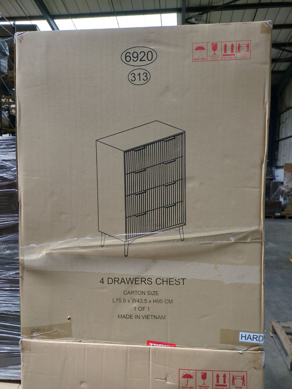 Lot of 6 x Roseland Furniture items grade-C3 Damaged repairable RRP £2339.70