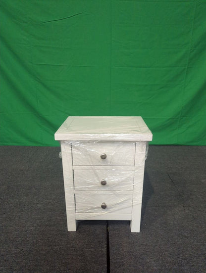 ROS-OUT-00559 Grade-C1 Roseland Furniture Cornish 3 Drawer Bedside Table RRP £109.95