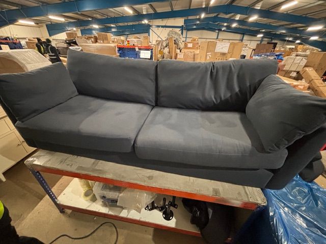 MAS-APM-05857 Grade-BER-DOA Marks & Spencer Oscar Small Sofa in Bergen Denim RRP £755