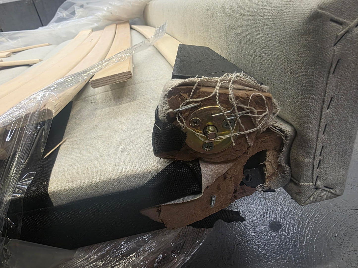 MAS-APM-06788 Grade-BER-DOA Marks & Spencer Hanton Bed SUPERKING 6' Natural RRP £999