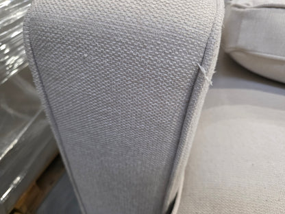 DUS-APM-60704 Grade-BER-DOA Dusk Soho Left Hand Storage Chaise Sofa - Natural RRP £1329